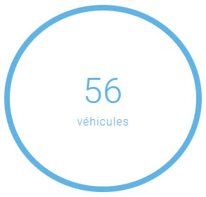 56 vehicules